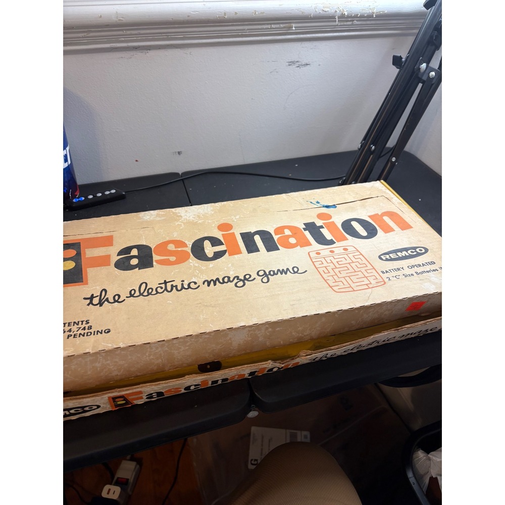 Vintage 1961 Remco Fascination The Electric Maze Game Style 838 Retro Toy